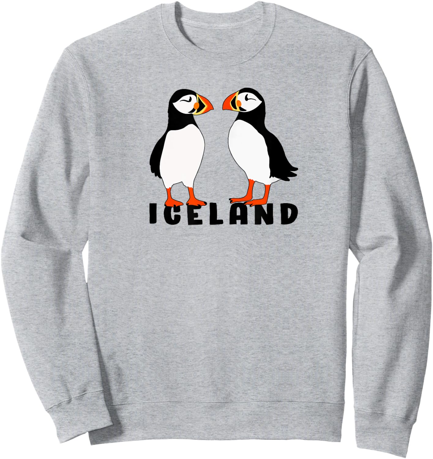 Two Cute puffins from Iceland Sweatshirt - Sweatshirt | Ash