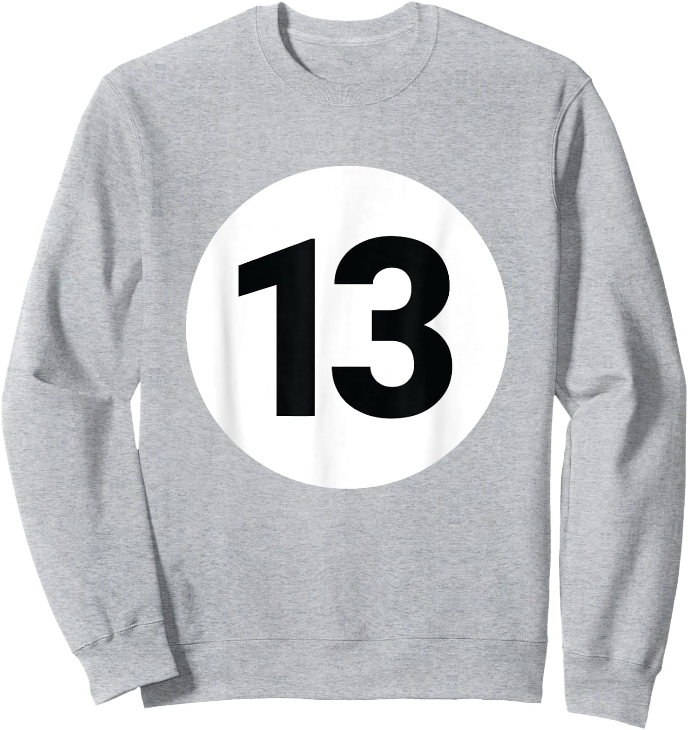 8 Pool Ball 13 Billiards Costume Halloween Group Matching Sweatshirt - Sweatshirt | Ash