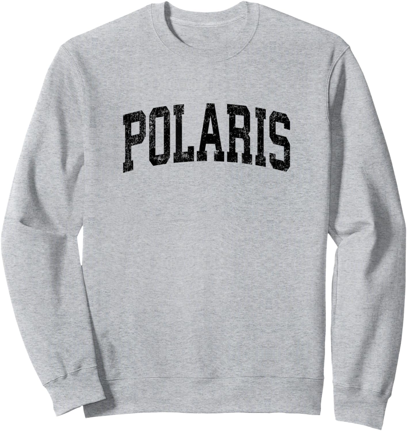 Polaris Montana MT Vintage Athletic Sports Black Design Sweatshirt - Sweatshirt | Ash
