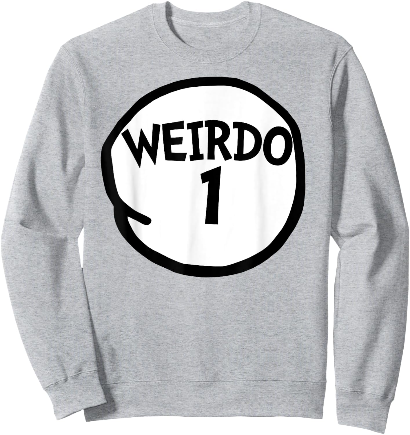 Weirdo 1 Funny Weirdo One Group Sweatshirt - Sweatshirt | Ash