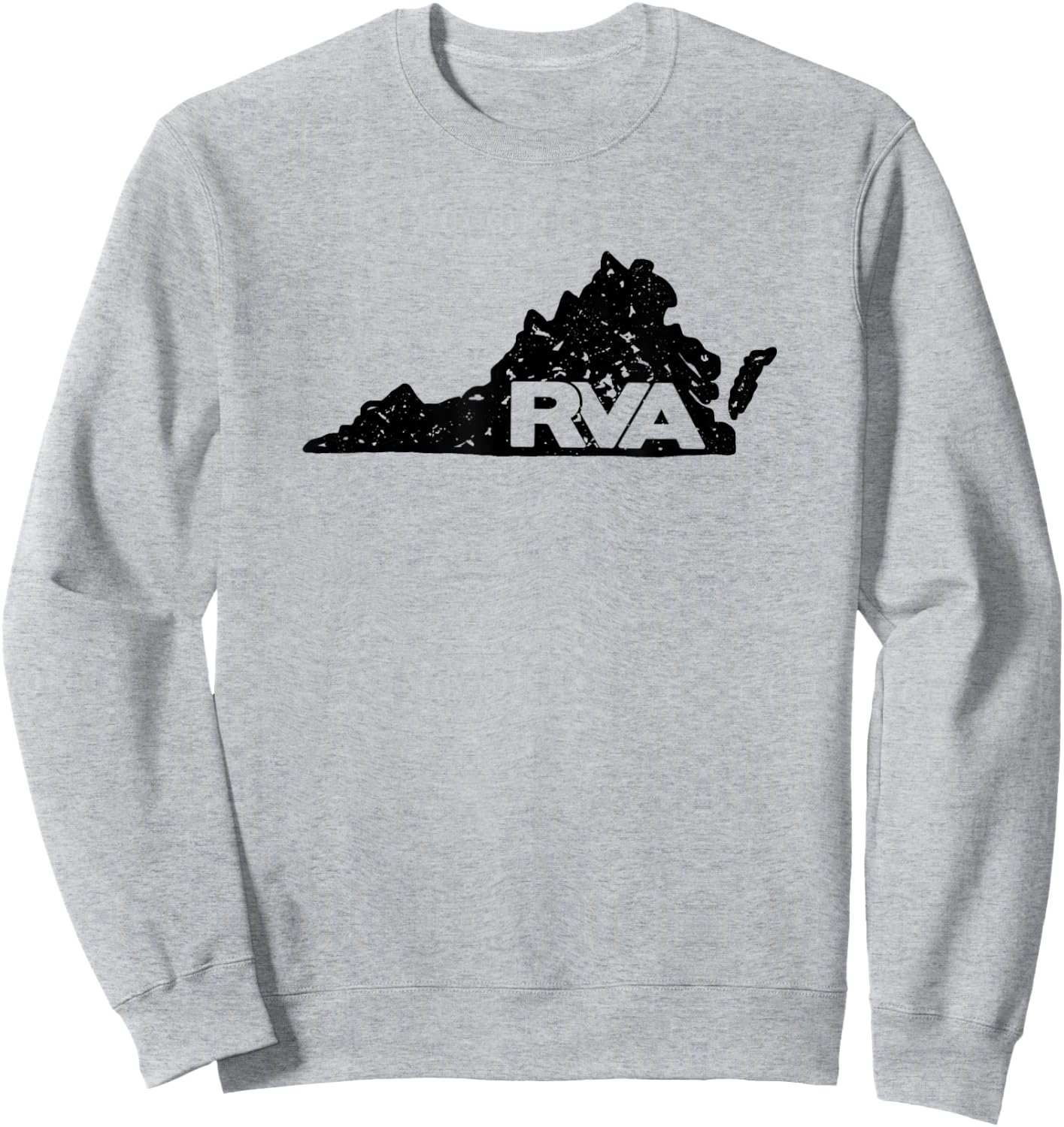 RVA logo fun cute Richmond Virginia Sweatshirt - Sweatshirt | Ash