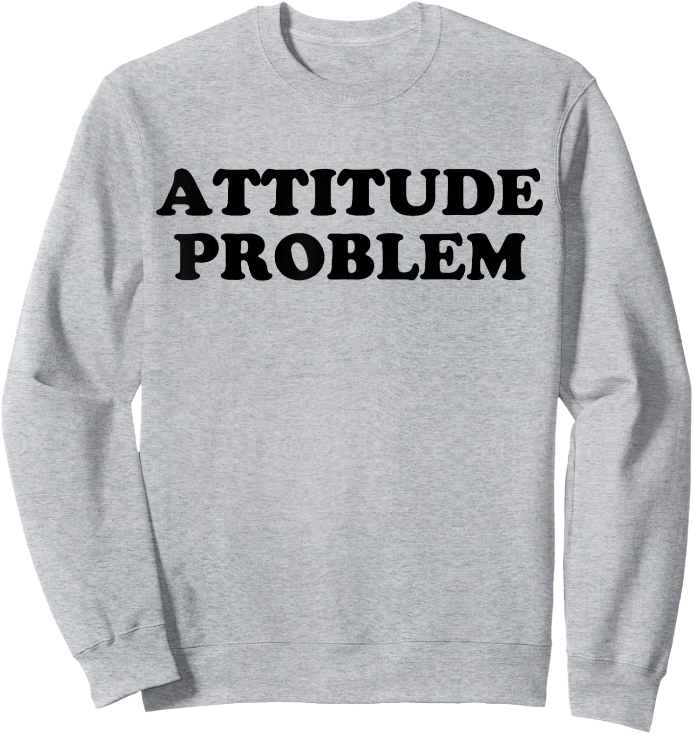 I Heart My Attitude Problem - Funny Matching Couples Sweatshirt - Sweatshirt | Ash