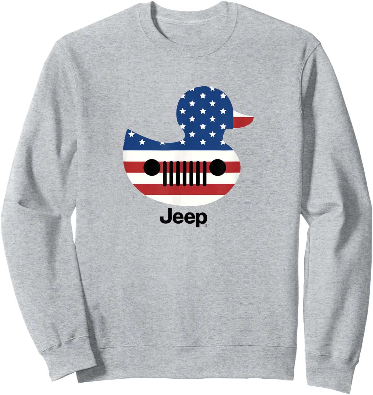Jeep Duck Flag Sweatshirt - Sweatshirt | Ash
