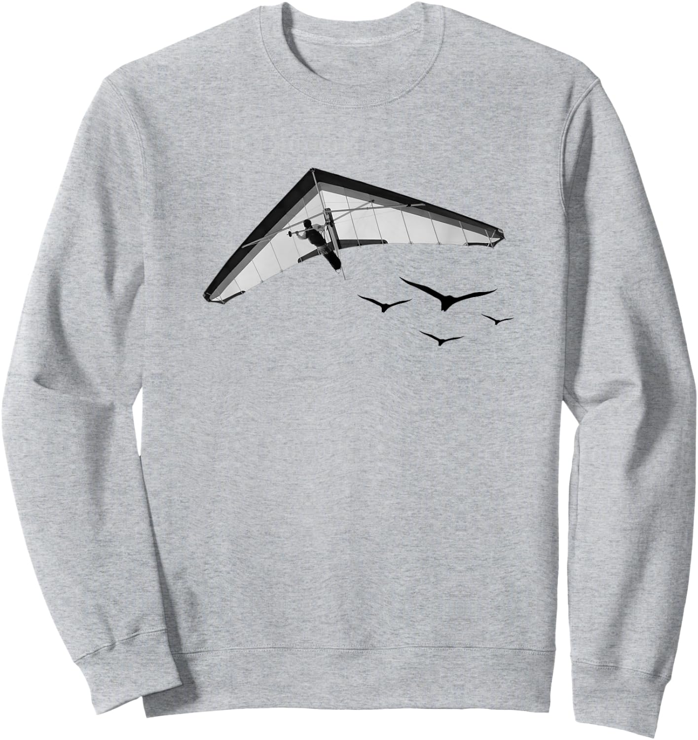 Hang Glide. Pilot Quote Fly, Aviate Sweatshirt - Sweatshirt | Ash