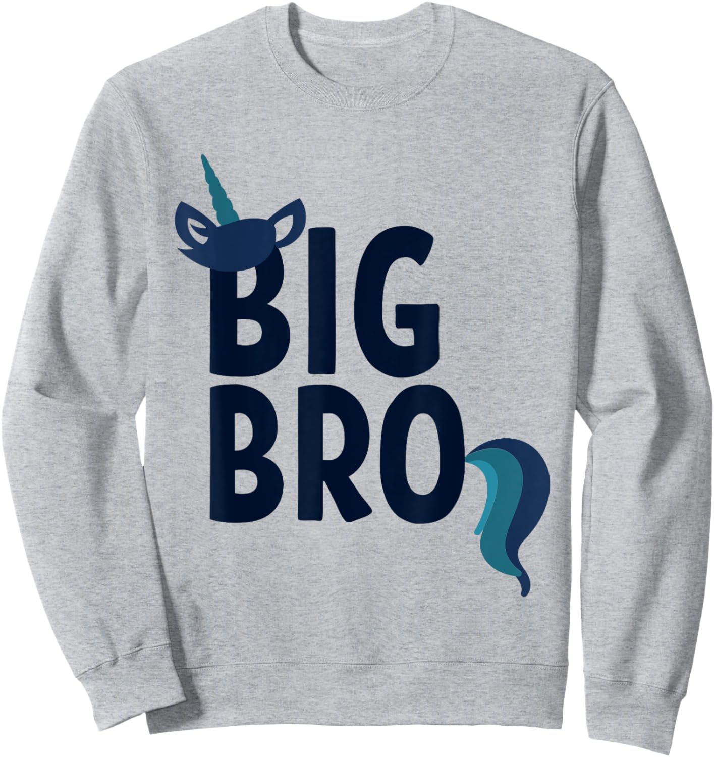 Big Brother Unicorn Brothercorn for Boys Sweatshirt - Sweatshirt | Ash