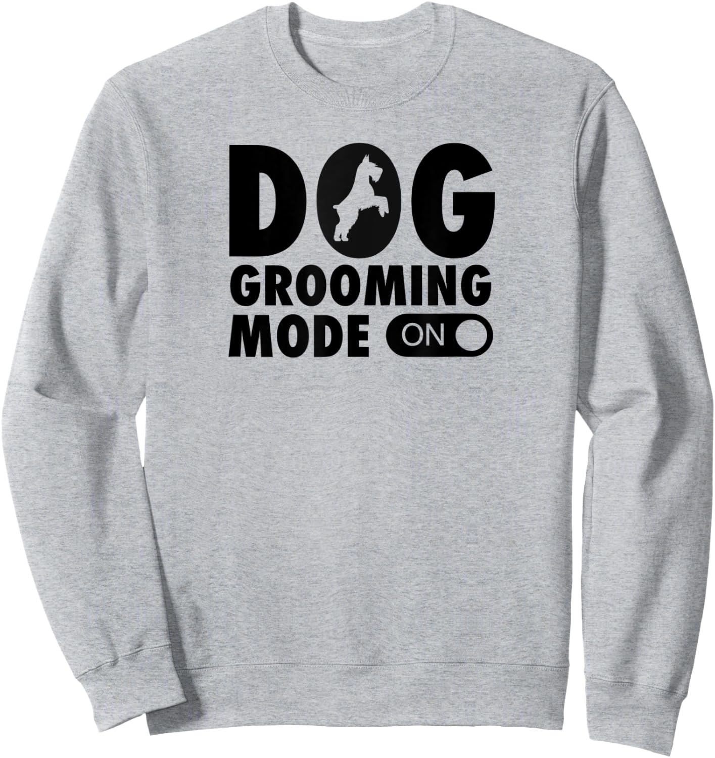 Dog Grooming Mode On Funny Cute Pet Groomer Sweatshirt - Sweatshirt | Ash