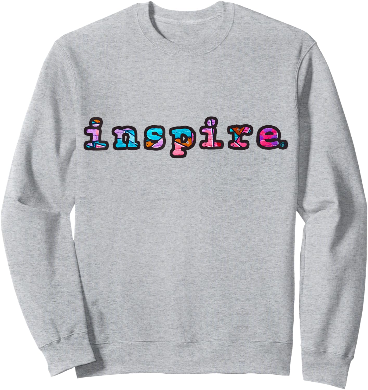 inspire Brand Graffiti Hip Hop Street Wear Gifts Men Women Sweatshirt - Sweatshirt | Ash