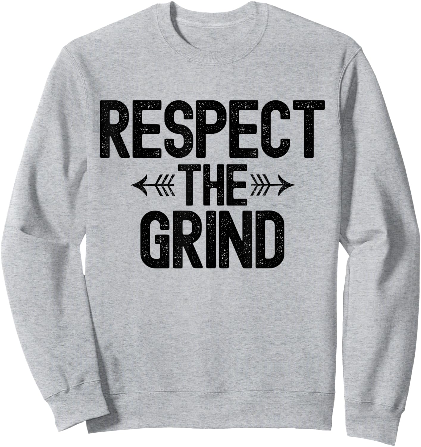 Vintage Respect The Grind Sweatshirt - Sweatshirt | Ash