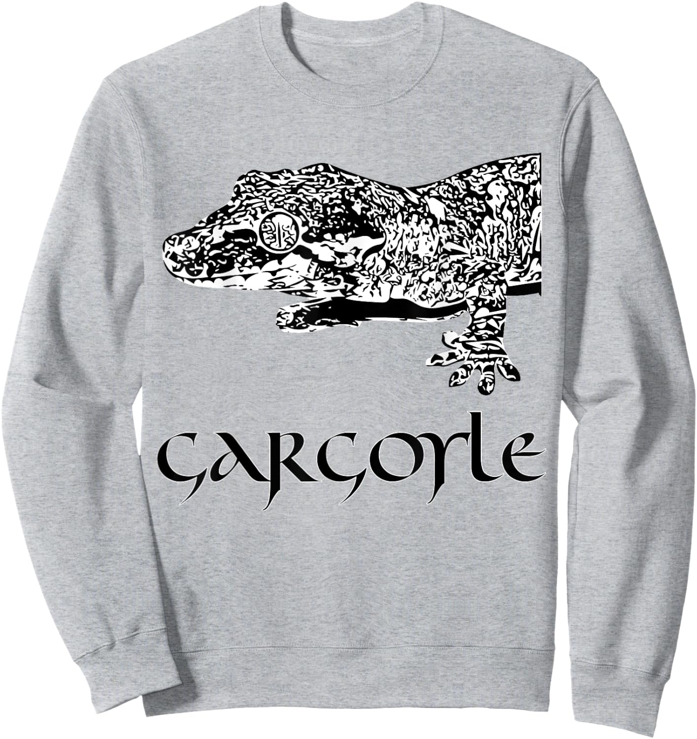 Gargoyle Gecko Rhacodactylus Auriculatus Sweatshirt - Sweatshirt | Ash