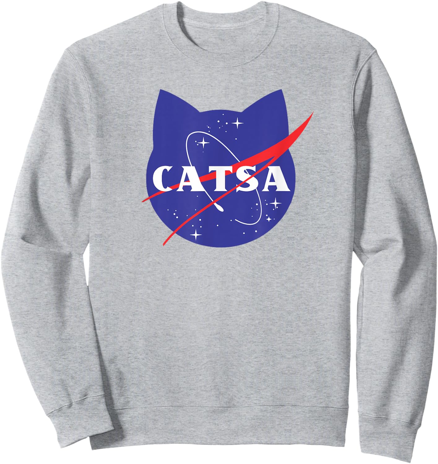 Cat Universe Space CATSA Space Cat Galaxy Sweatshirt - Sweatshirt | Ash
