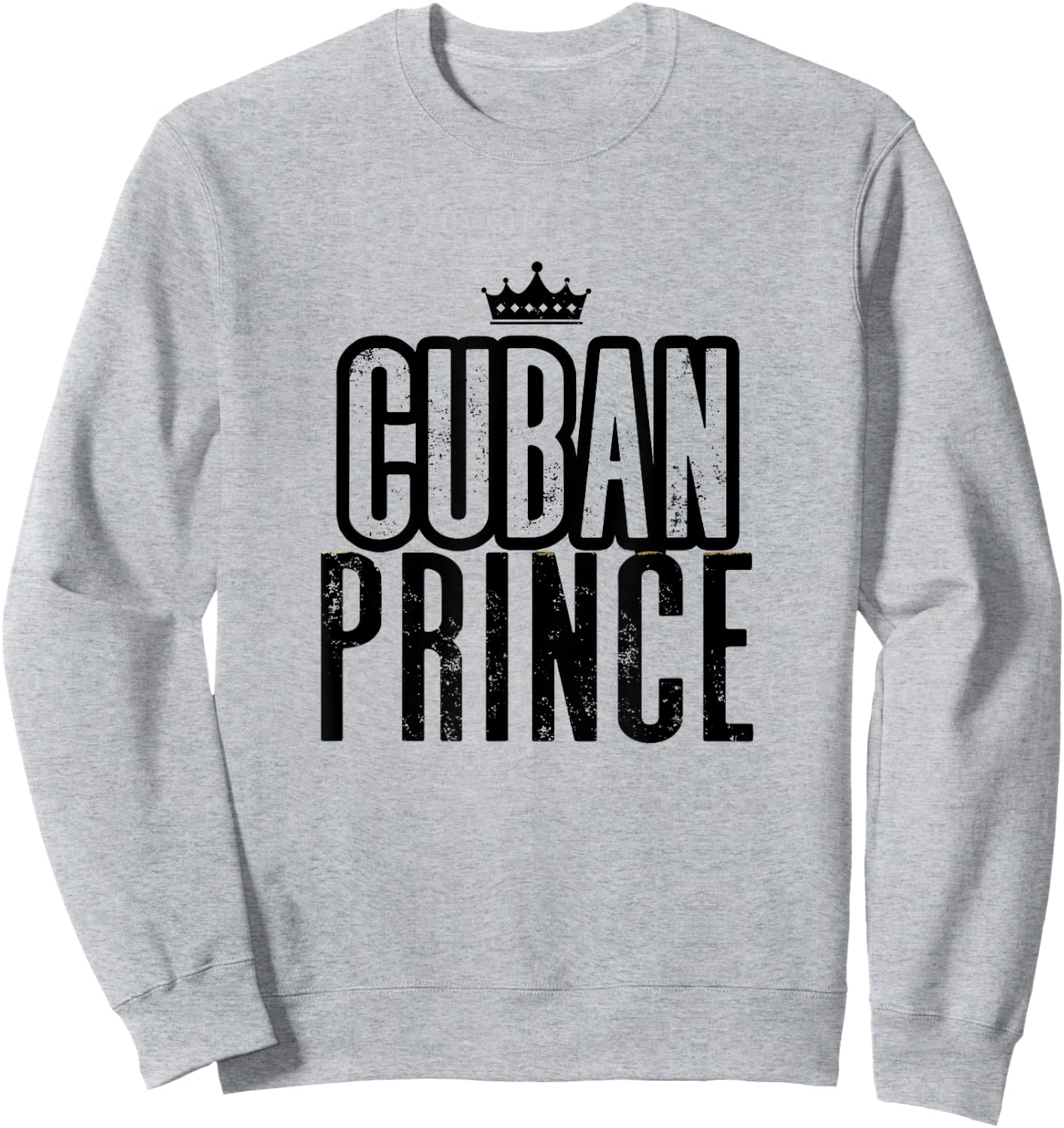 Funny Cuba Lover Graphic for Boys Men Kids Cuban Sweatshirt - Sweatshirt | Ash