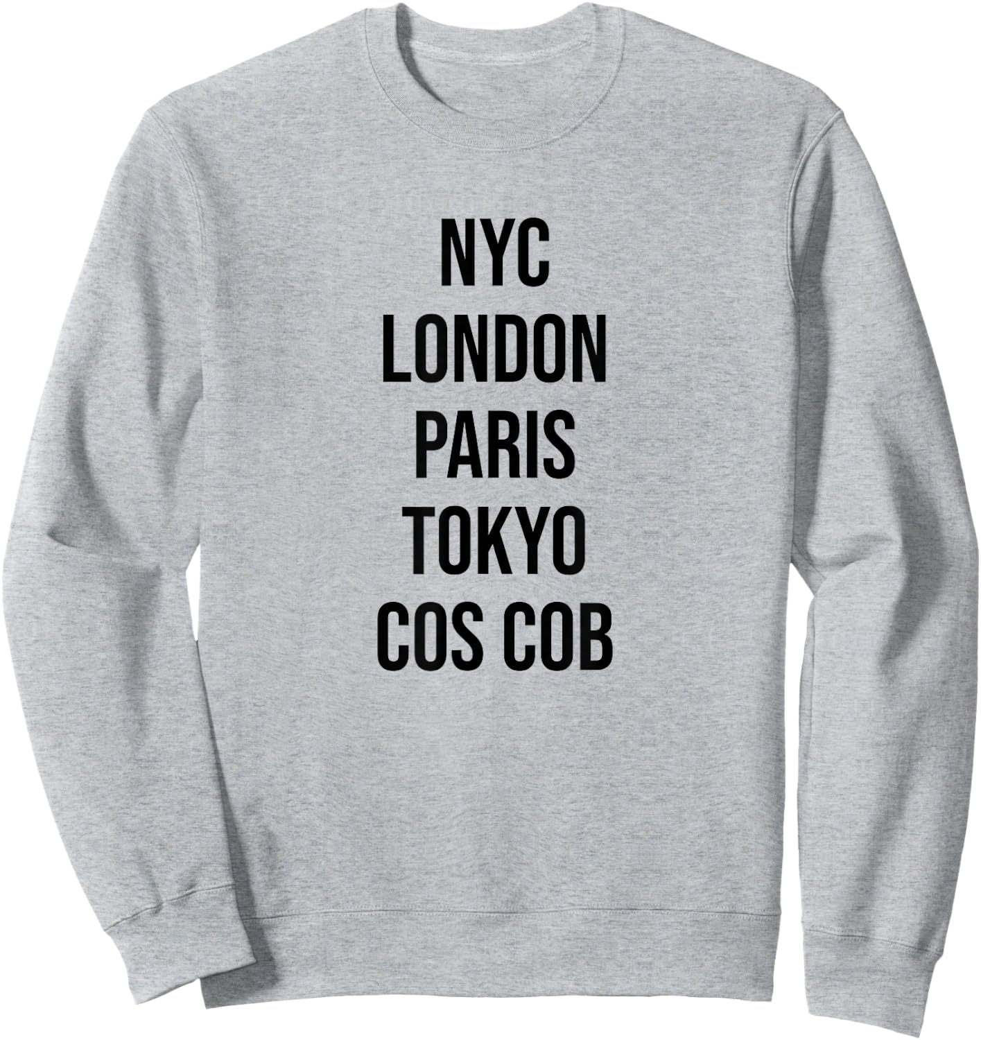 Cos Cob Connecticut Cos Cob CT Souvenir Sweatshirt - Sweatshirt | Ash