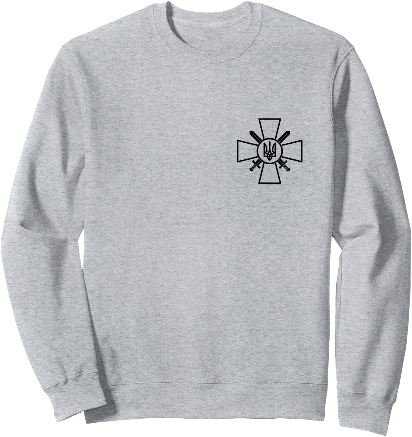 Ukrainian Ground Forces Ukraine Army Armed Force Zelensky Sweatshirt - Sweatshirt | Ash