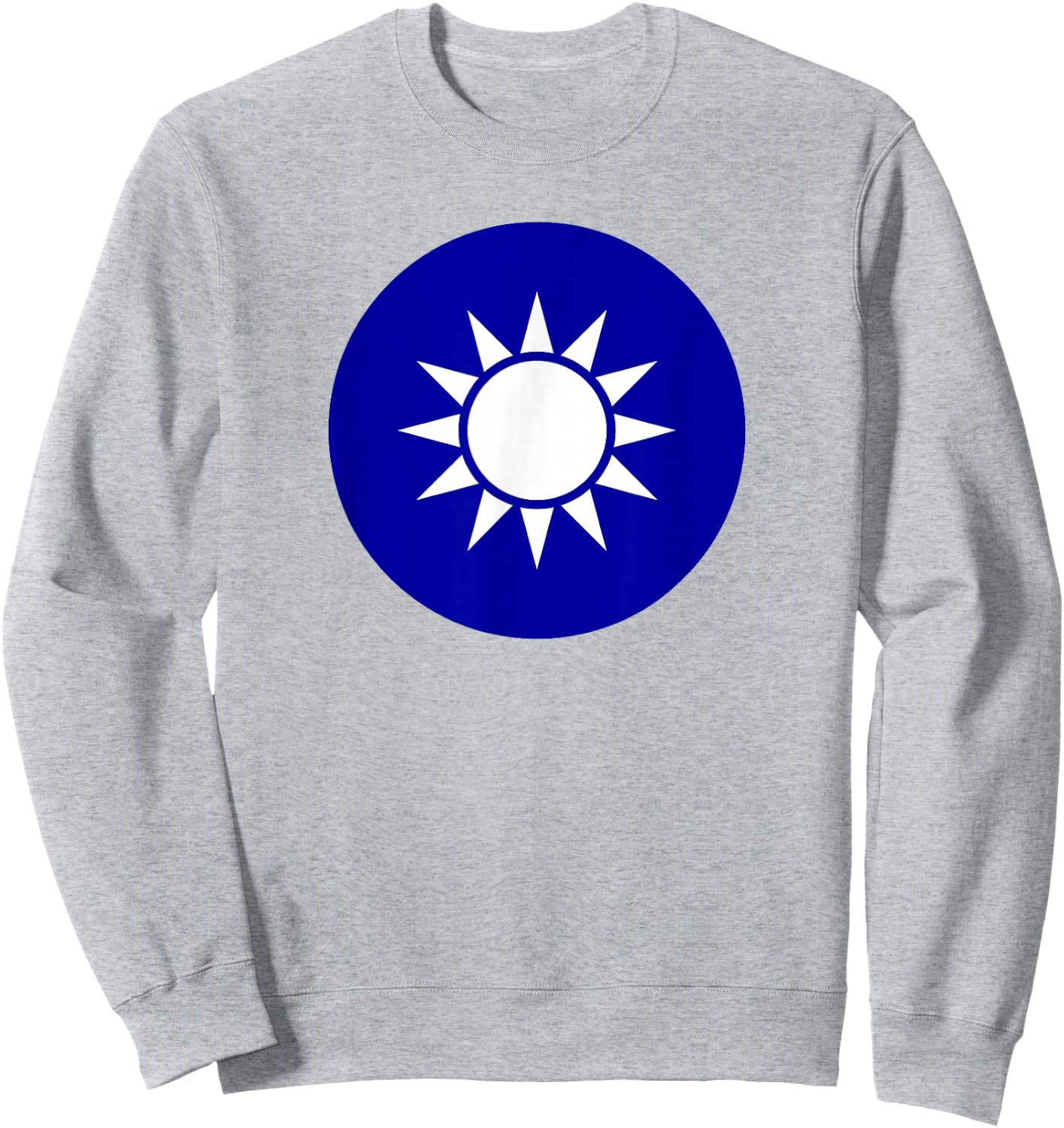Taiwan Flag Taiwanese Emblem Roundel Taipei Sweatshirt - Sweatshirt | Ash