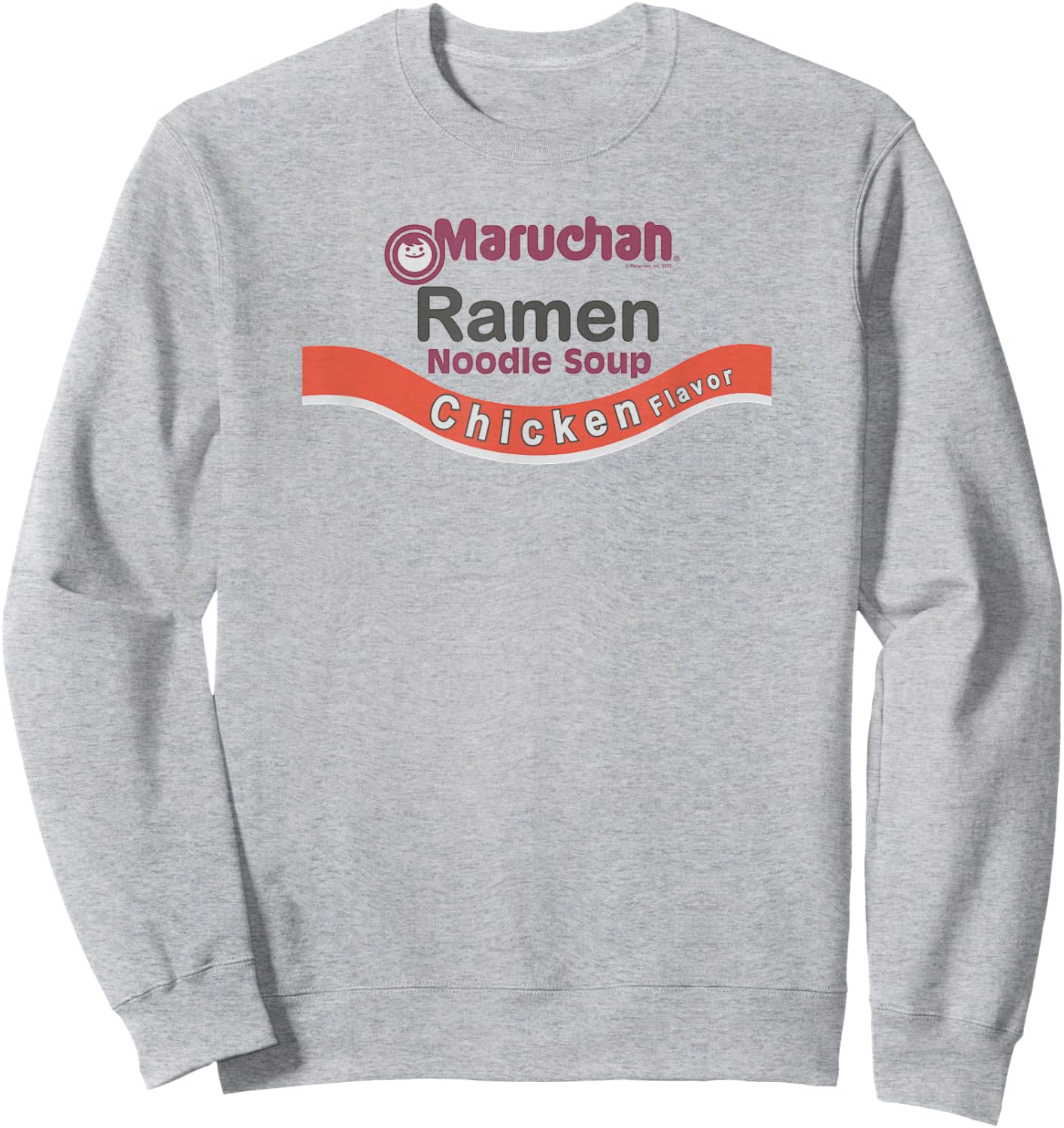 Maruchan Ramen Noodle Soup Chicken Flavor Logo Sweatshirt - Sweatshirt | Ash