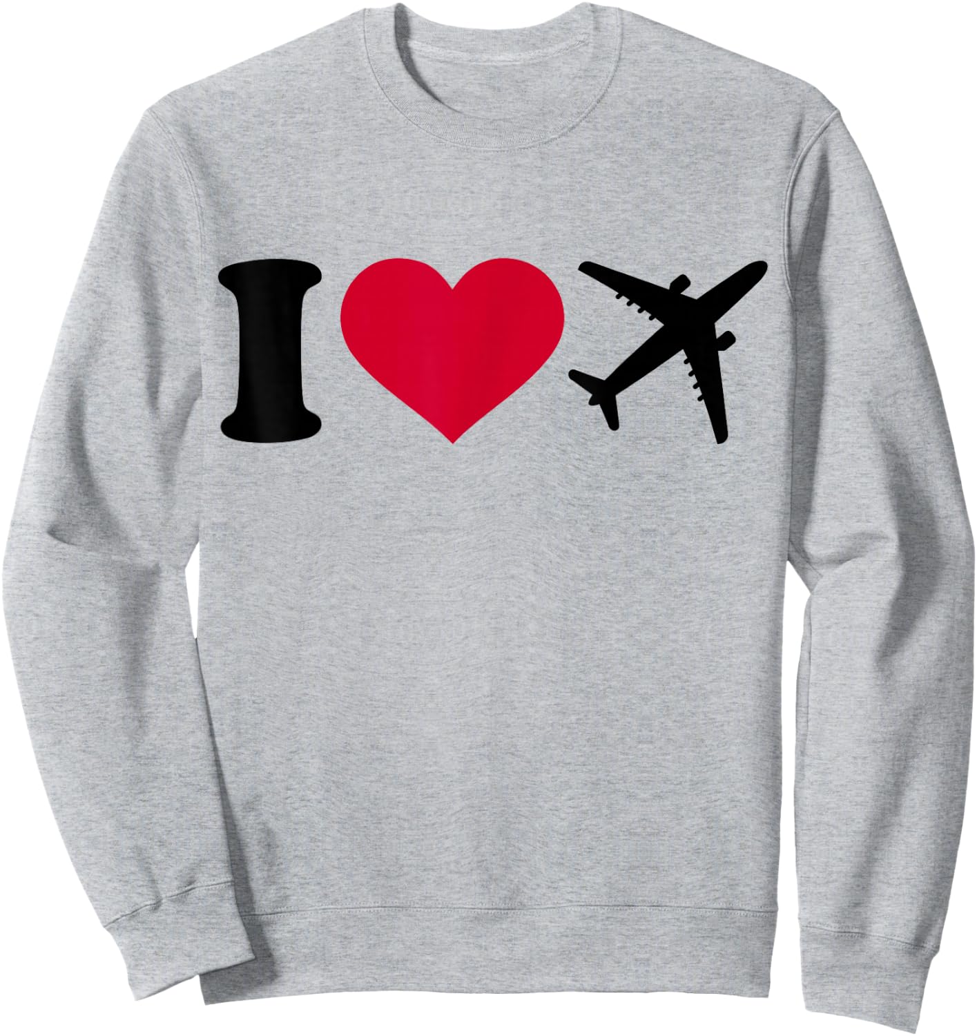 I love airplanes Sweatshirt - Sweatshirt | Ash