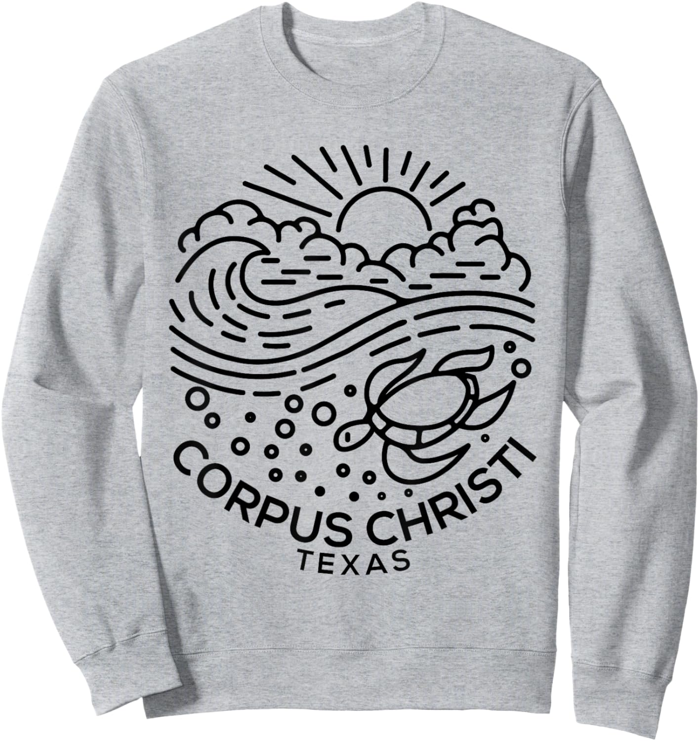 Corpus Christi TX Sweatshirt - Sweatshirt | Ash