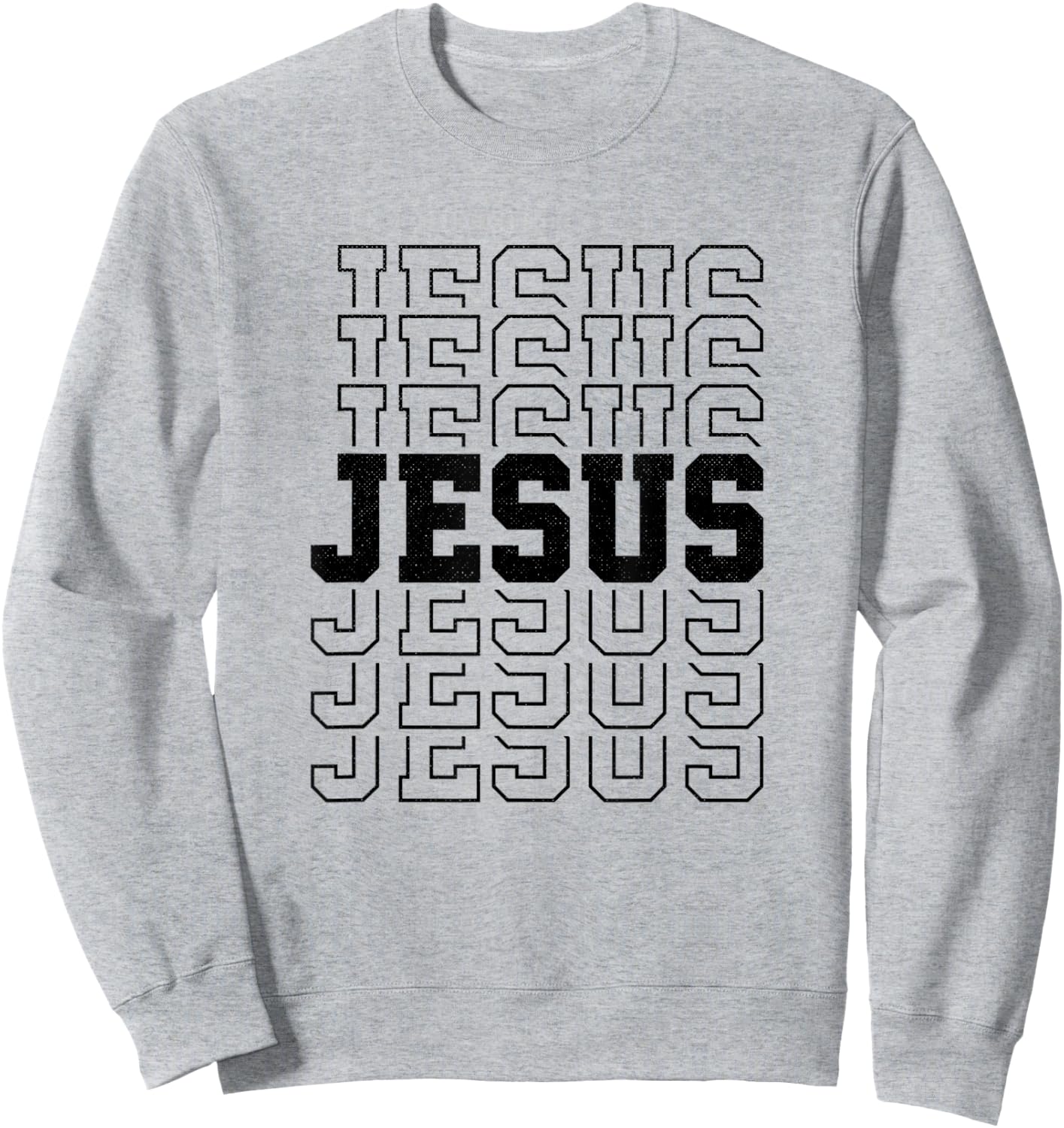 Jesus Christ Retro Religious Vintage Christian Sweatshirt - Sweatshirt | Ash