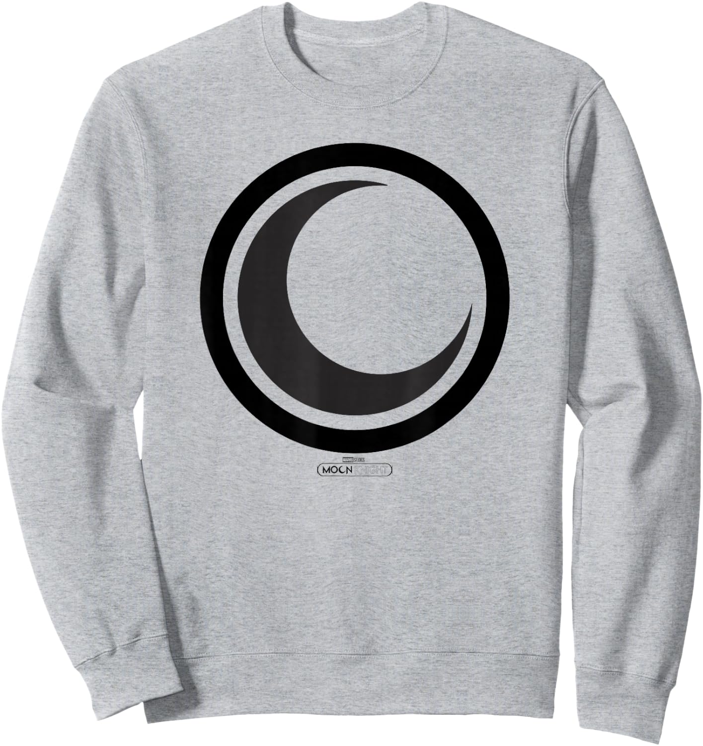 Marvel Moon Knight Crescent Moon Icon Dark Sweatshirt - Sweatshirt | Ash