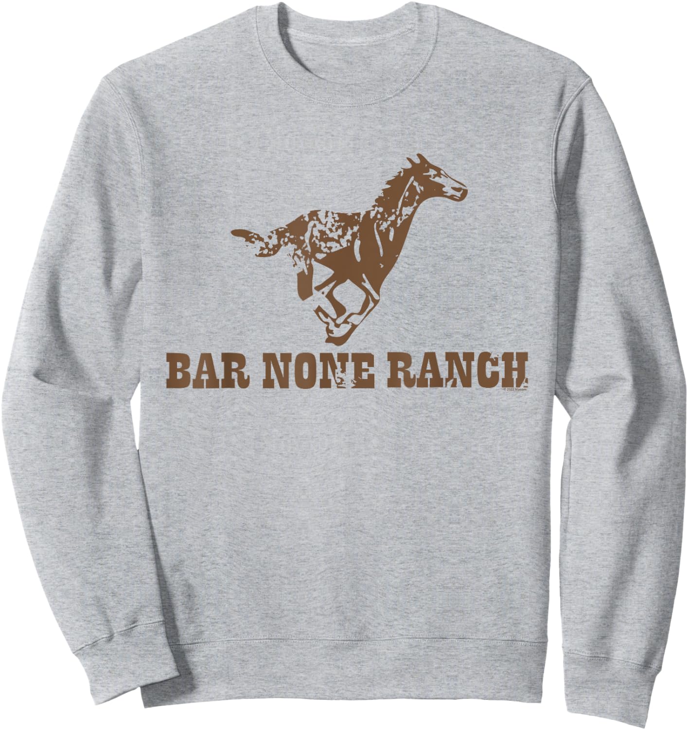 Hey Dude Bar None Ranch Horse Sweatshirt - Sweatshirt | Ash