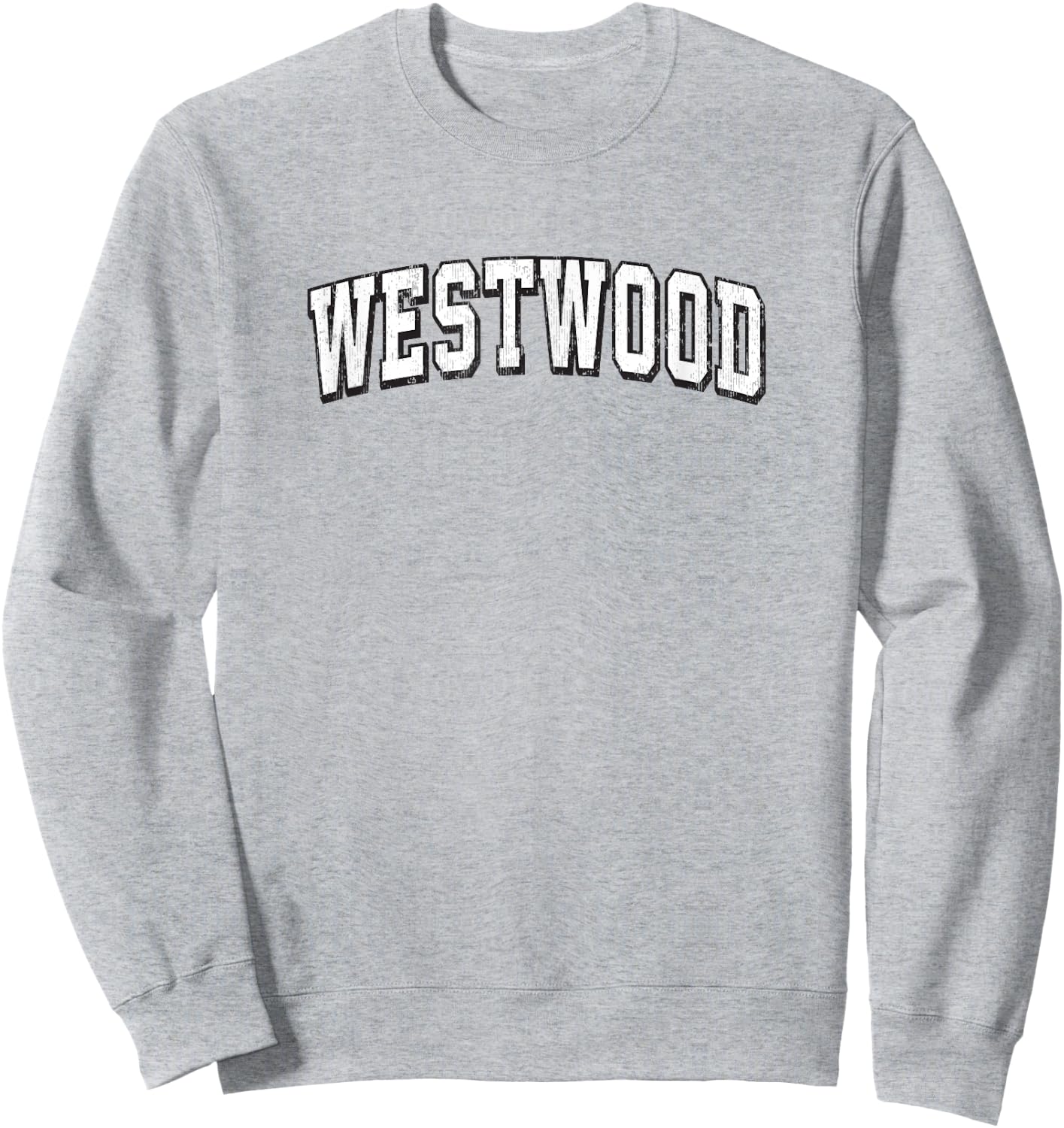 Westwood California Vintage Athletic Sports B&W Print Sweatshirt - Sweatshirt | Ash
