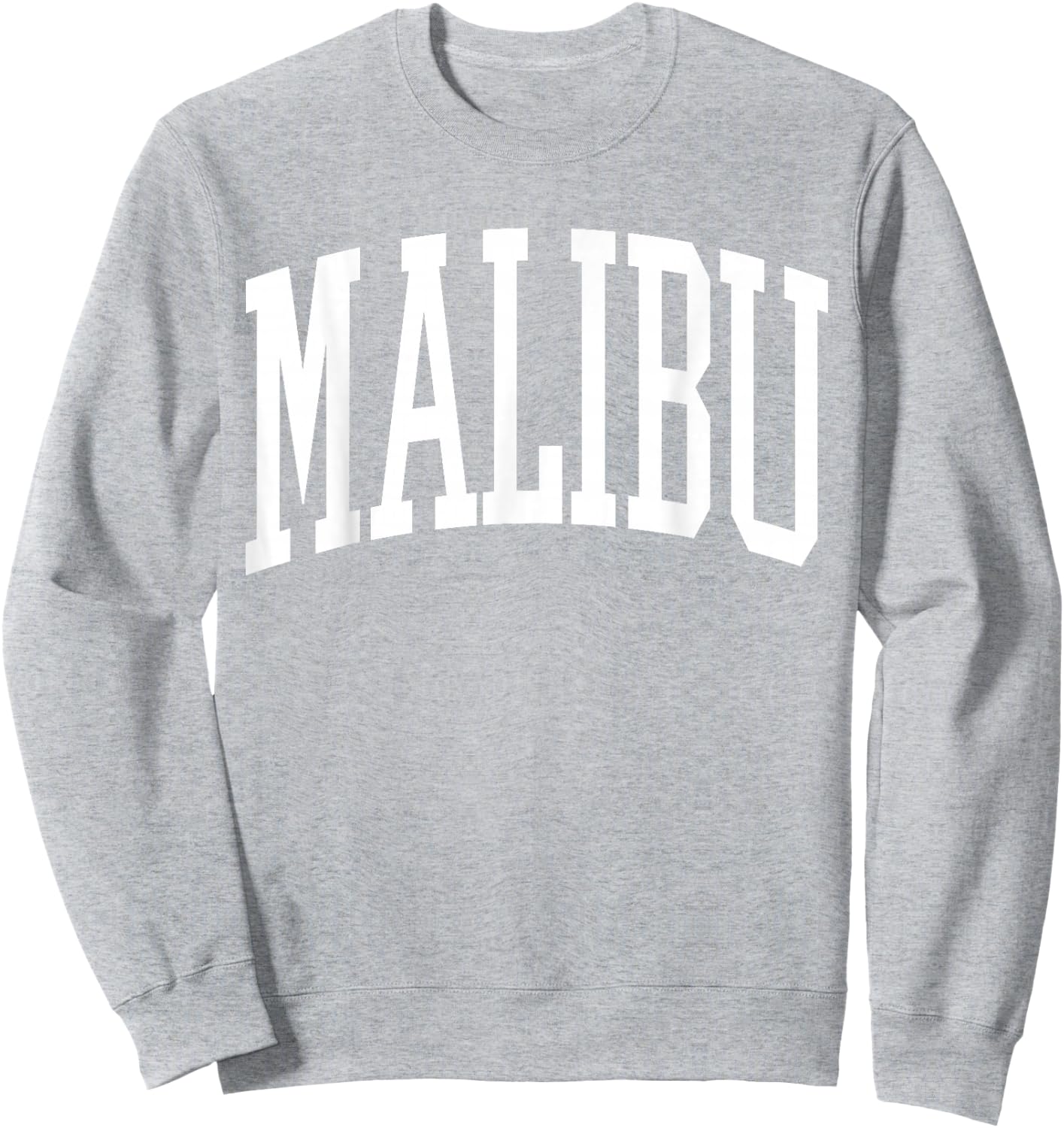 Preppy Trendy Malibu California Sweatshirt - Sweatshirt | Ash