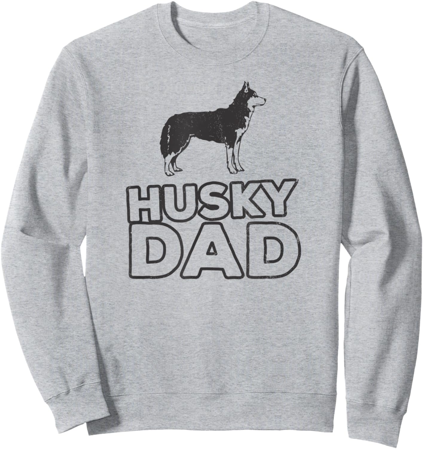 Husky Dad Dog Who Love Their Pet Husky Dog Sweatshirt - Sweatshirt | Ash