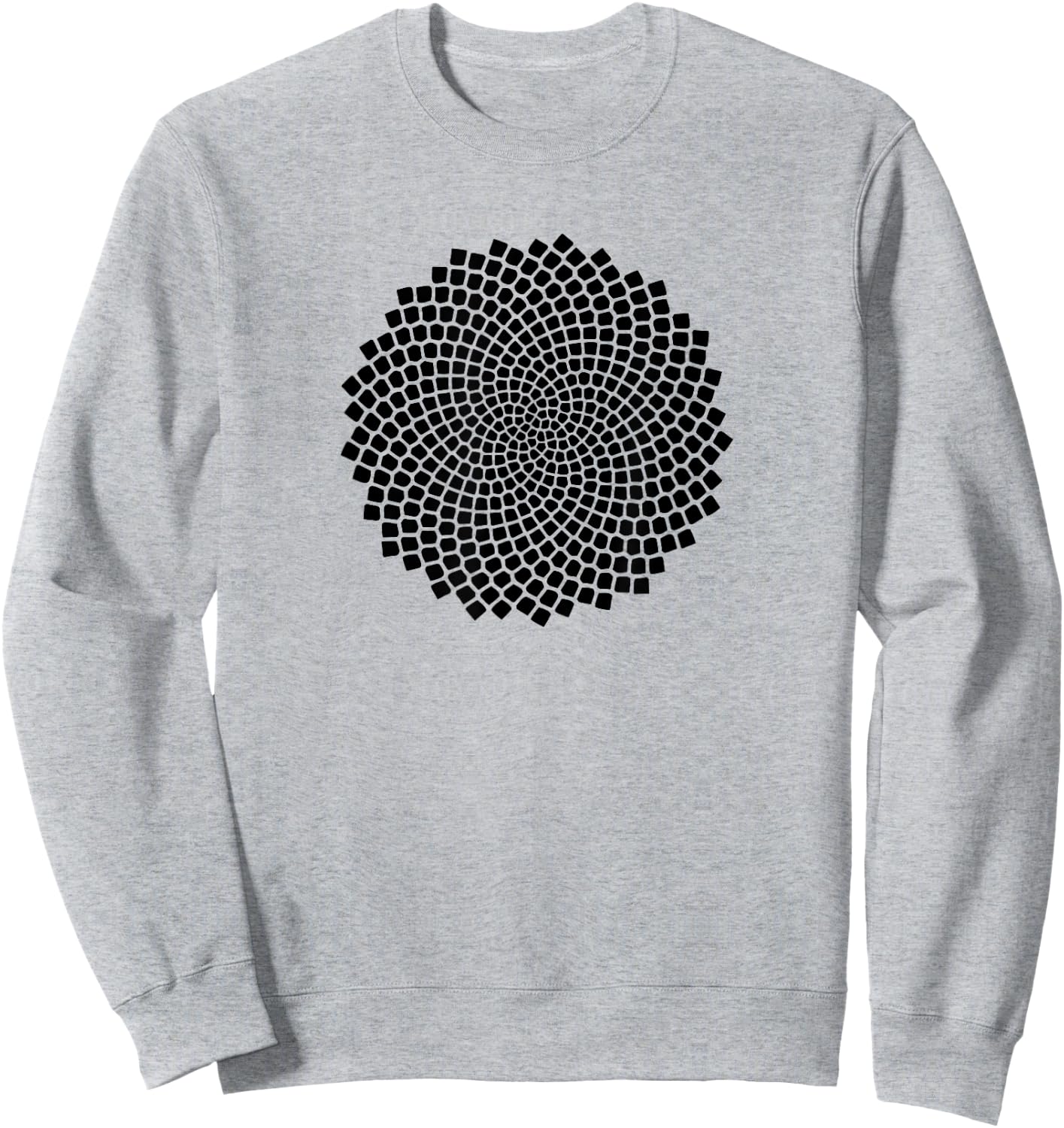 Sunflower Seed Fibonacci Phi Golden Ratio Math Sweatshirt - Sweatshirt | Ash
