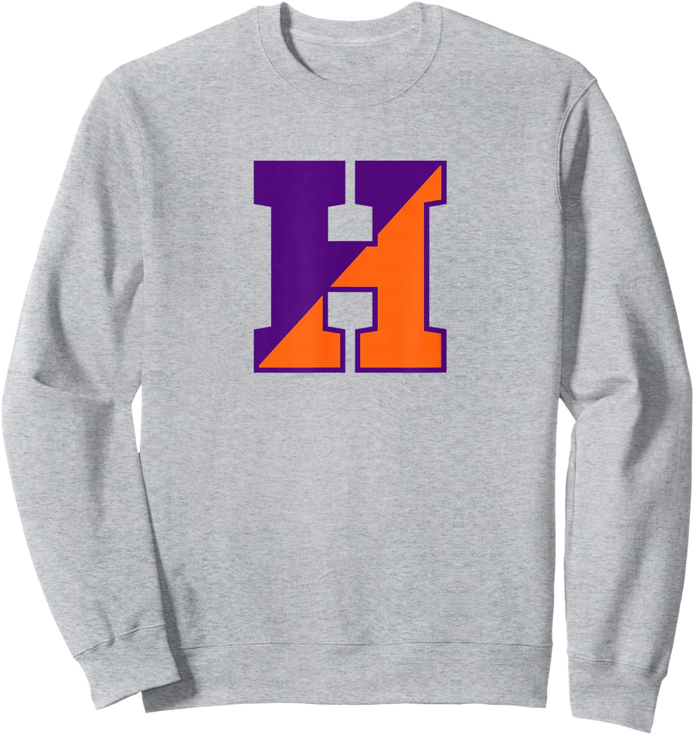 Hobart College Statesmen Monogram Logo HWSC Sweatshirt - Sweatshirt | Ash