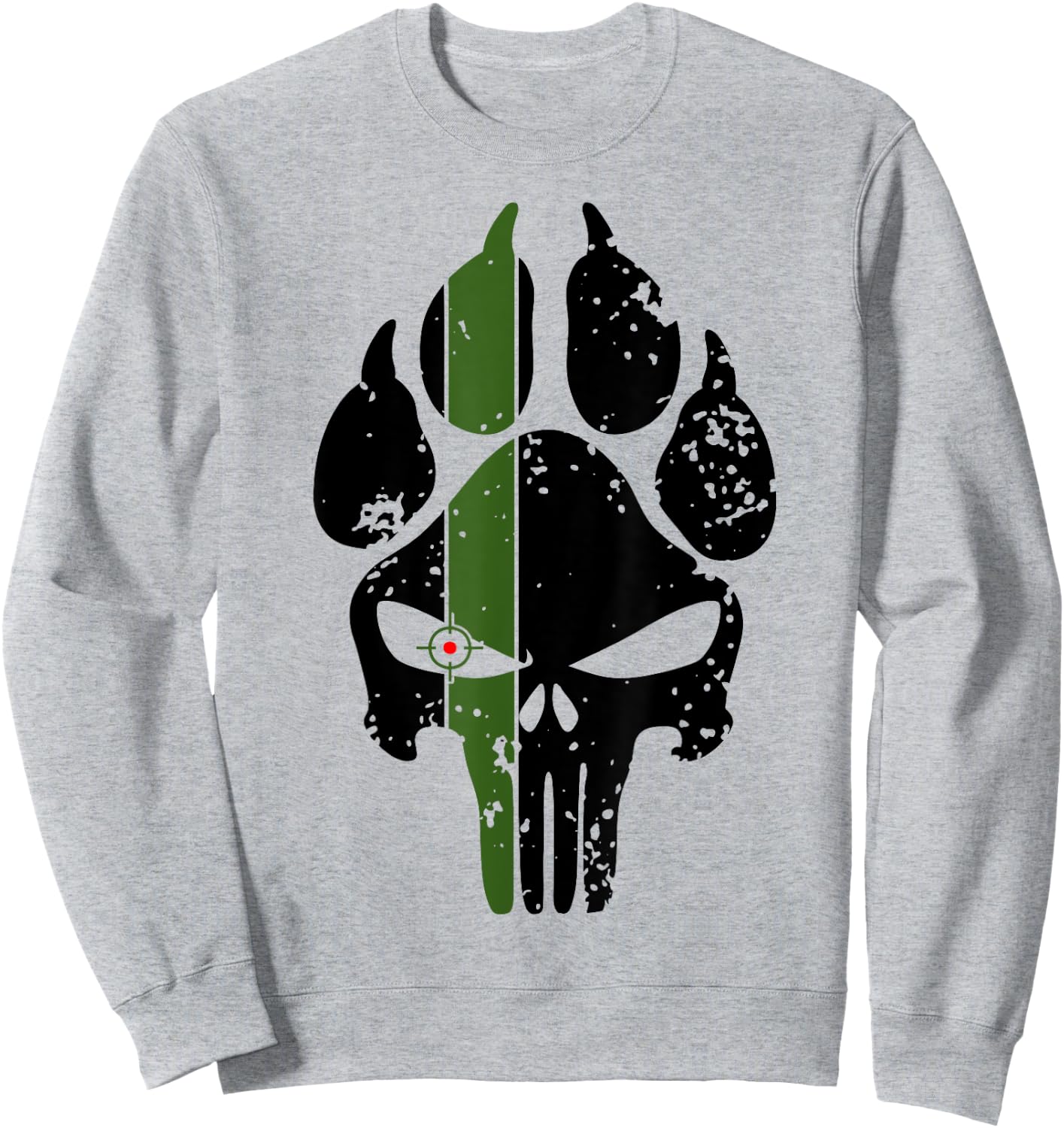 Military Working Dog K9 Soldier Dog Combat Soldier Shirt Women Sweatshirt - Sweatshirt | Ash