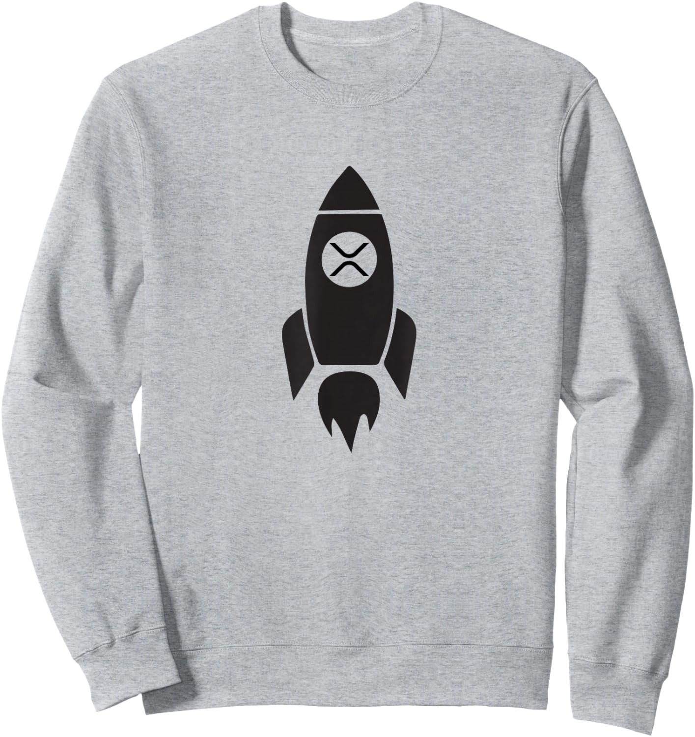 XRP to the Moon Sweatshirt - Sweatshirt | Ash