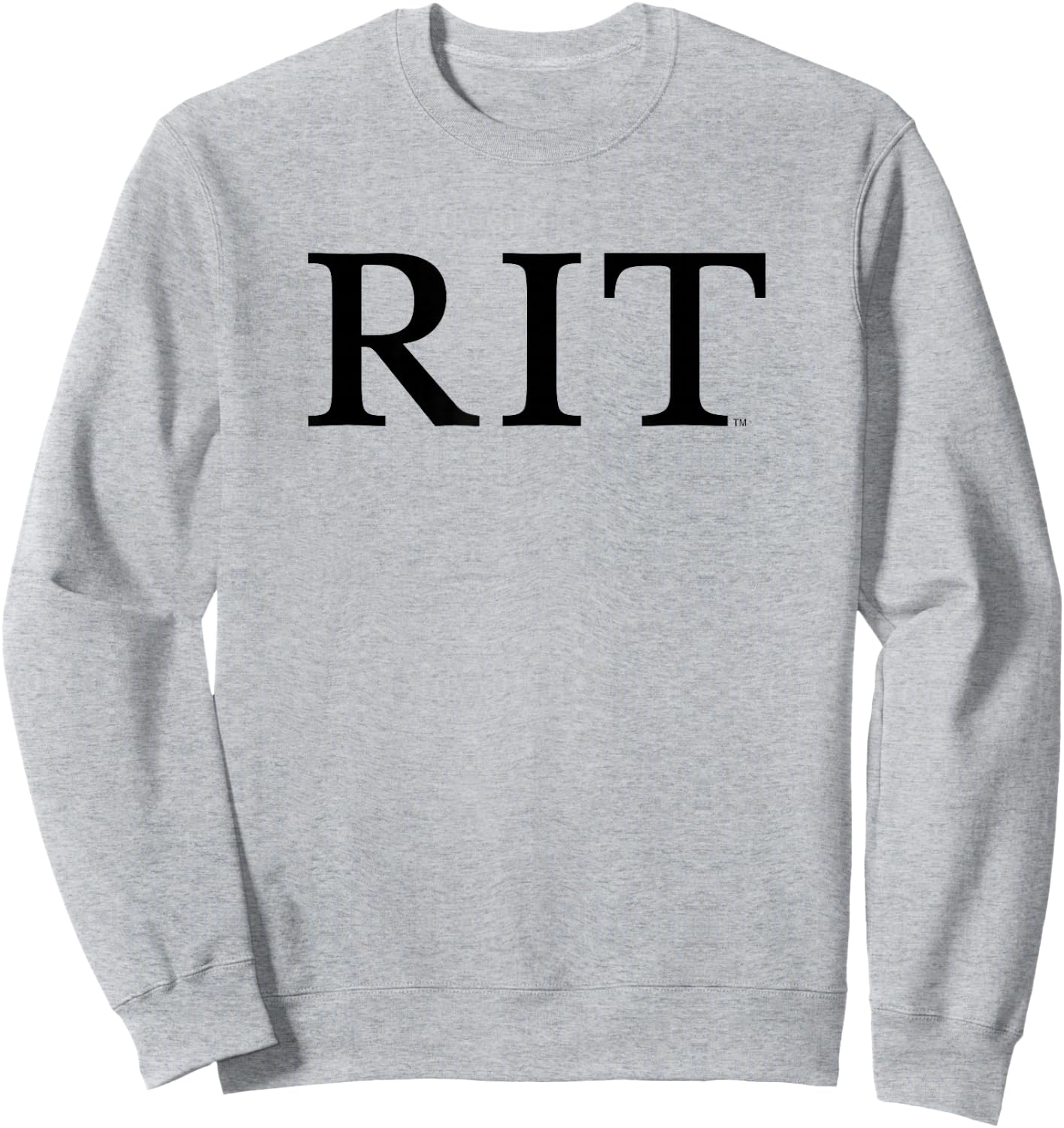 Rochester Institute of Technology RIT Type Sweatshirt - Sweatshirt | Ash