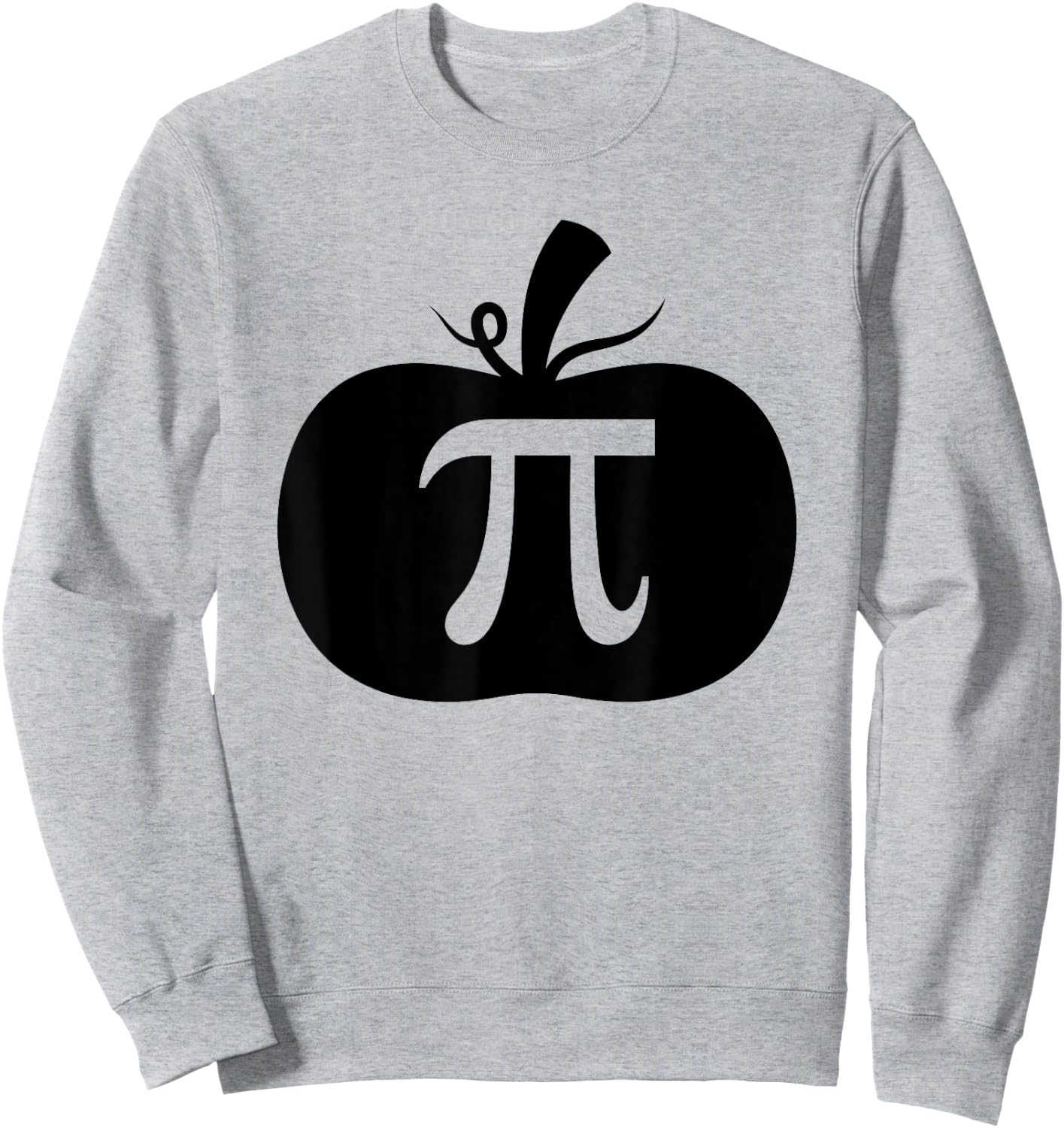 Pumpkin Pie Funny Math Halloween Thanksgiving Pi Day Autumn Sweatshirt - Sweatshirt | Ash