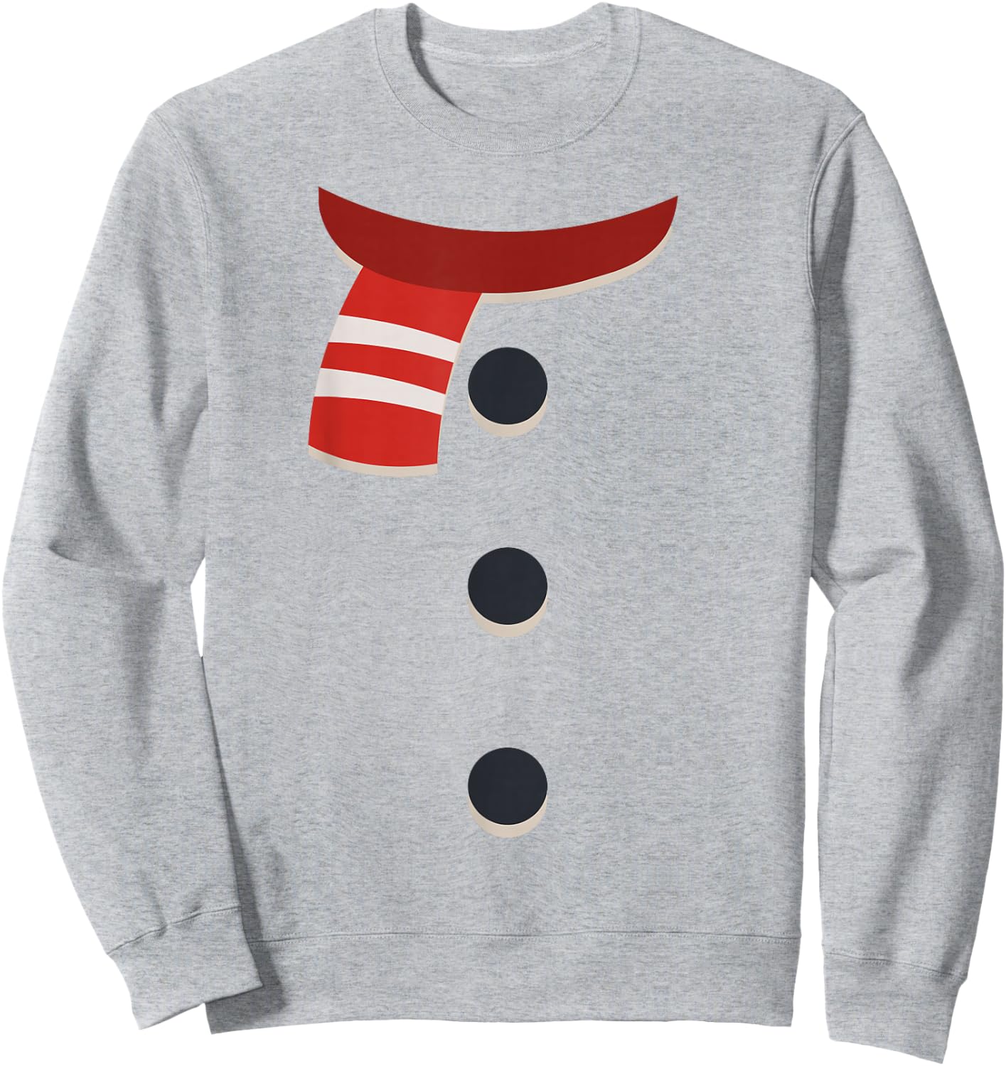 Christmas Snowman Shirt Frosty Snowman Costume Fun Snow Sweatshirt - Sweatshirt | Ash