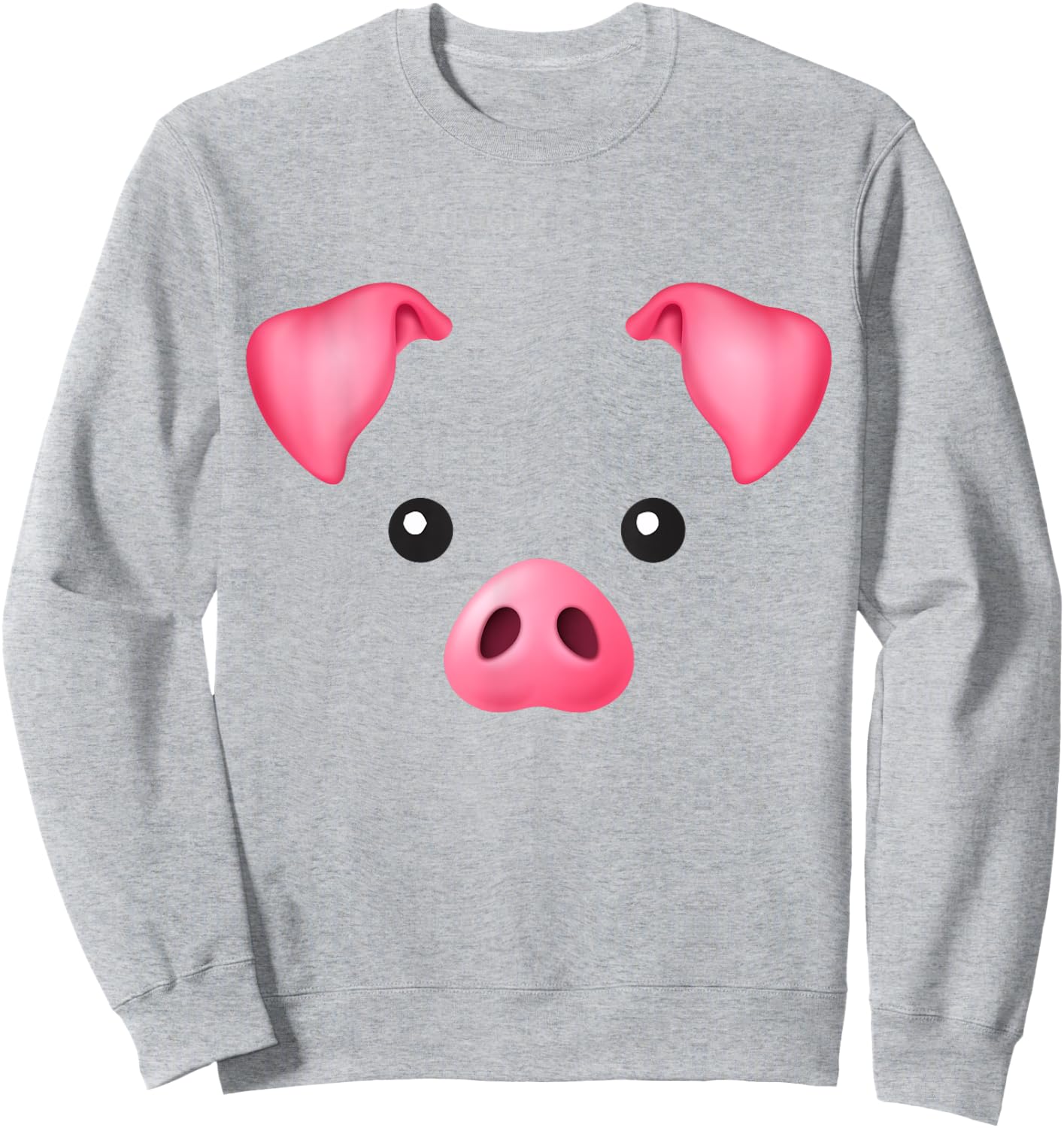 DIY Halloween Costume Pink Pig Costume for Kids Adults Shirt Sweatshirt - Sweatshirt | Ash
