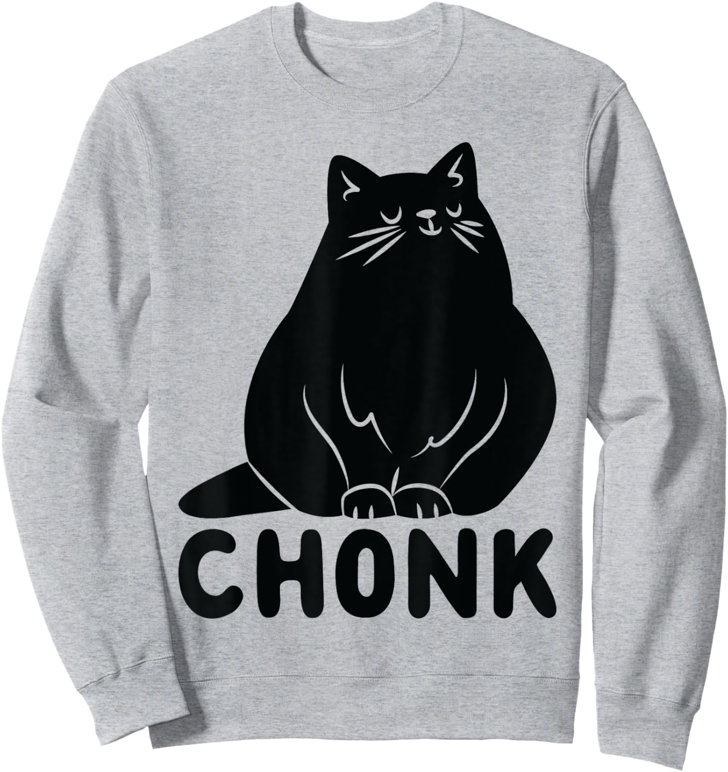 Cat Chonk Sweatshirt - Sweatshirt | Ash
