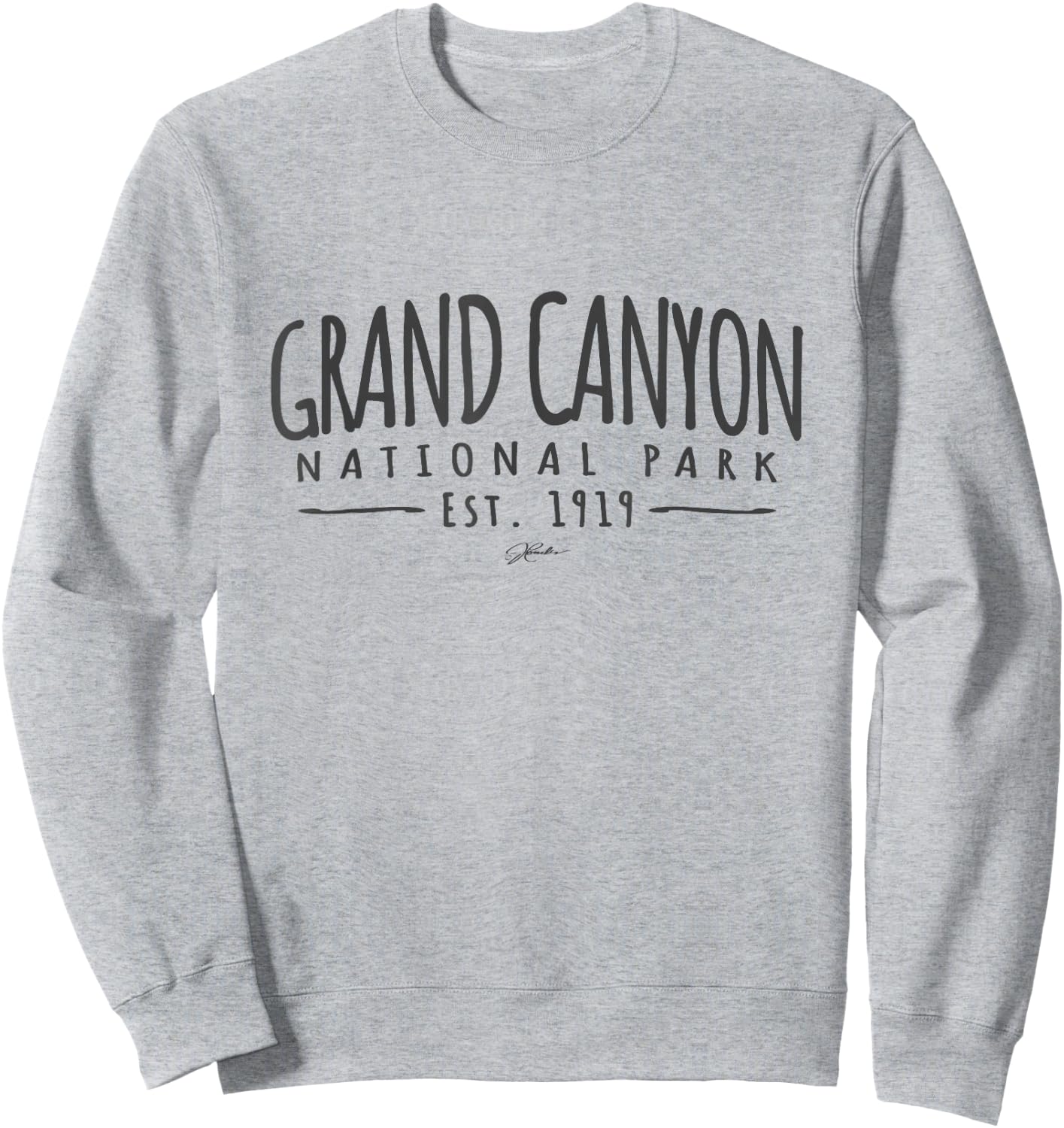 JCombs: Grand Canyon National Park, Arizona Sweatshirt - Sweatshirt | Ash