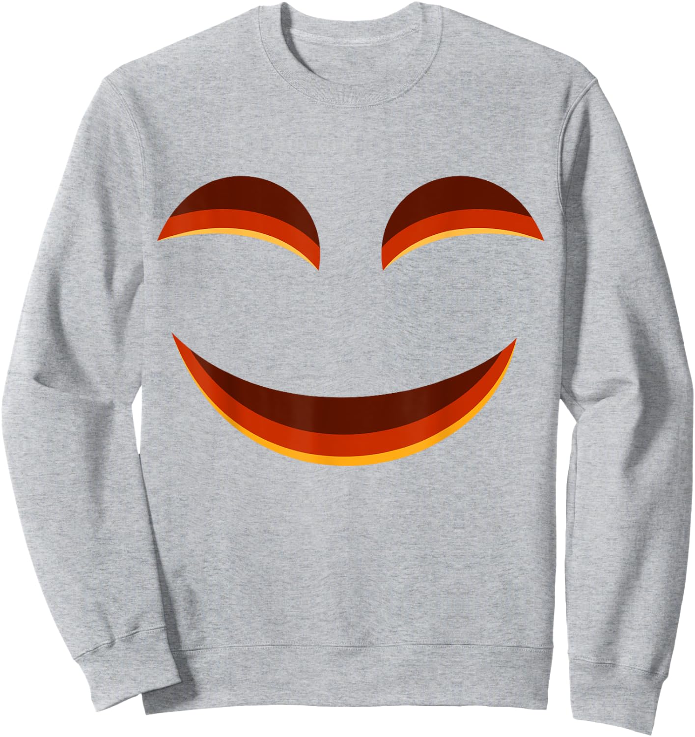Pumpkin Jack O Lantern Face Jackolantern Sweatshirt - Sweatshirt | Ash