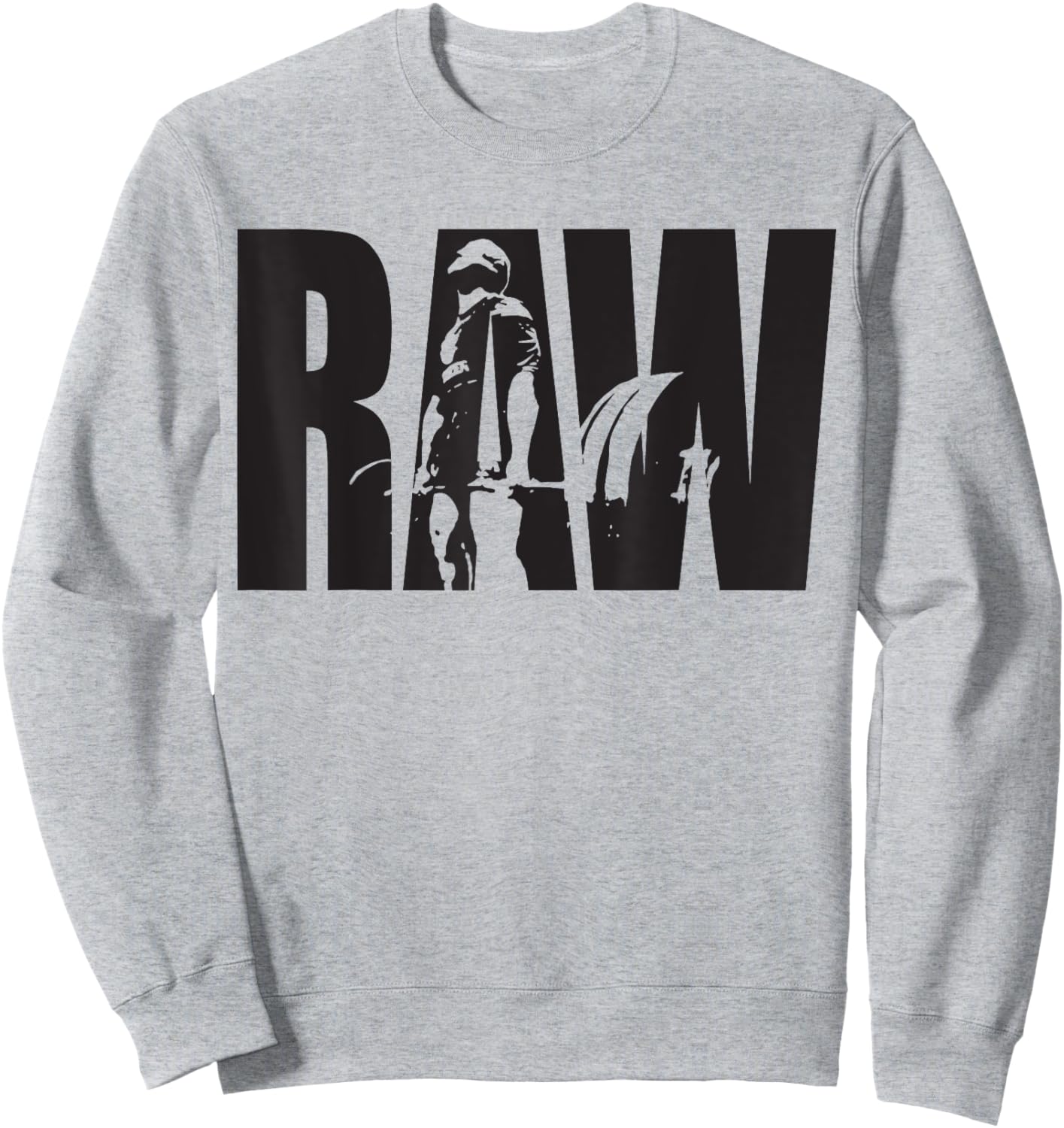 RAW Strength - Gym Motivational Sweatshirt - Sweatshirt | Ash