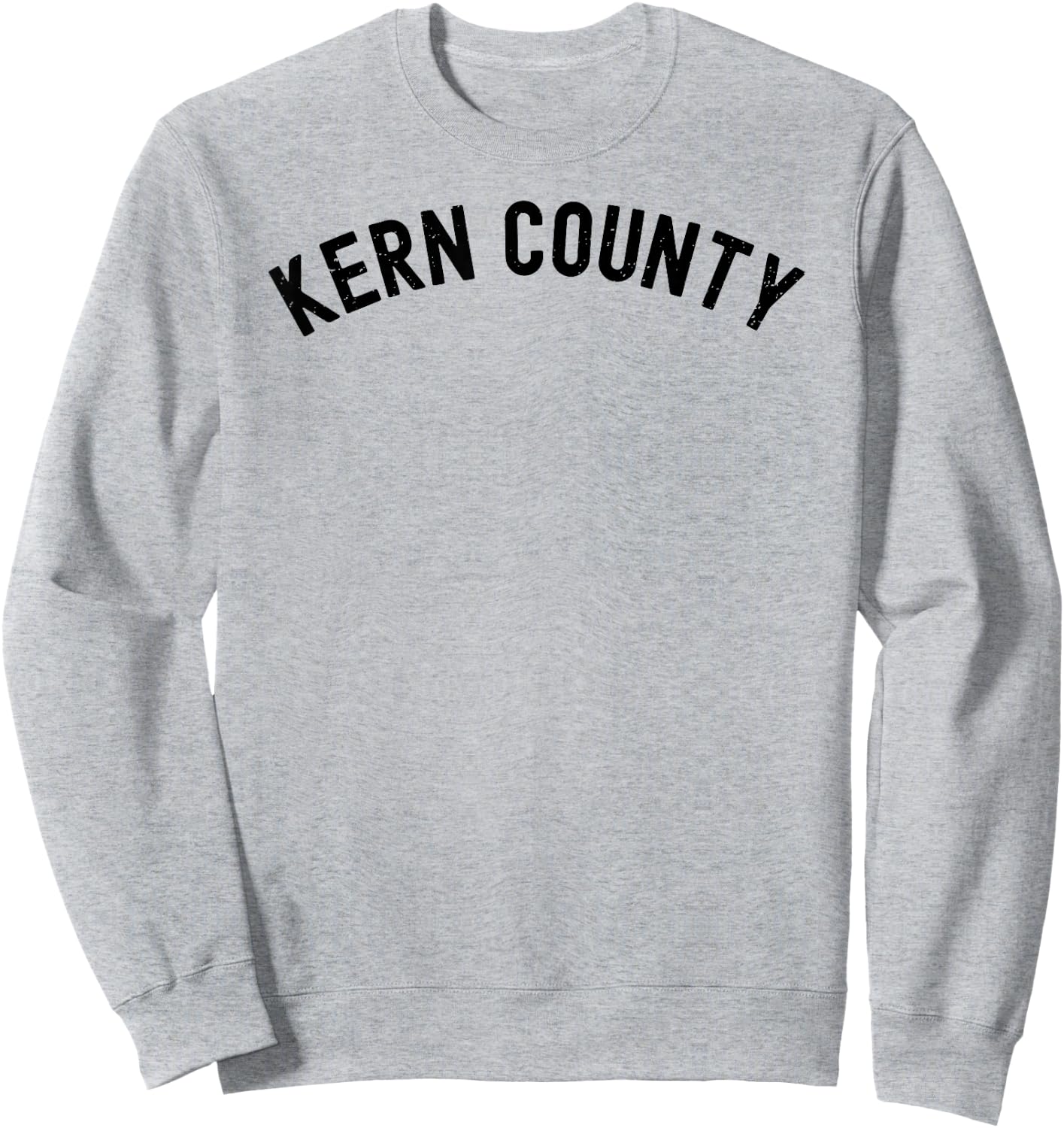 Kern County California Flag Vintage Forest River Camp Retro Sweatshirt - Sweatshirt | Ash