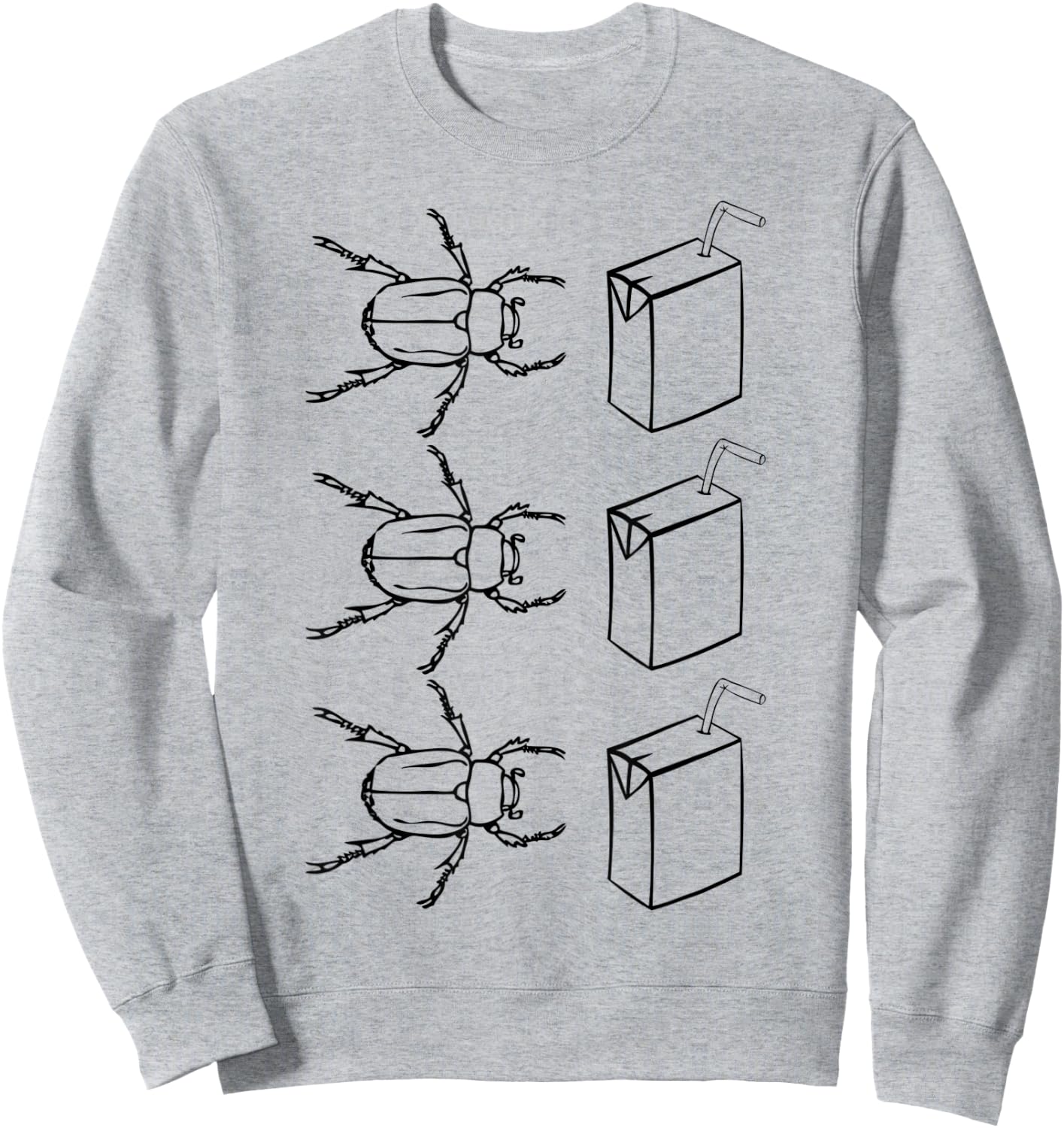 Beetle and Juice x 3. Halloween Costume. Men, Women or Kids Sweatshirt - Sweatshirt | Ash