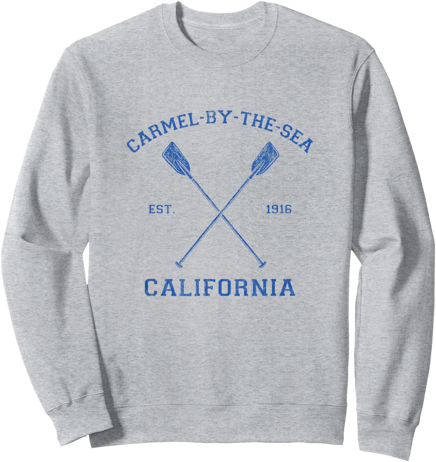 Vintage Carmel-By-the=Sea Vacation Sweatshirt - Sweatshirt | Ash
