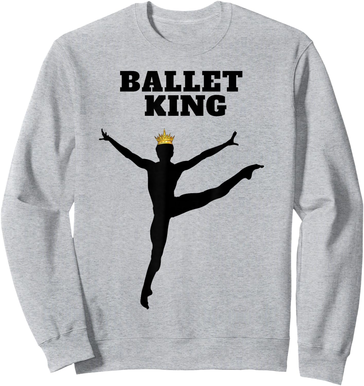 Ballet King | Ballet | Boys Ballet Sweatshirt - Sweatshirt | Ash