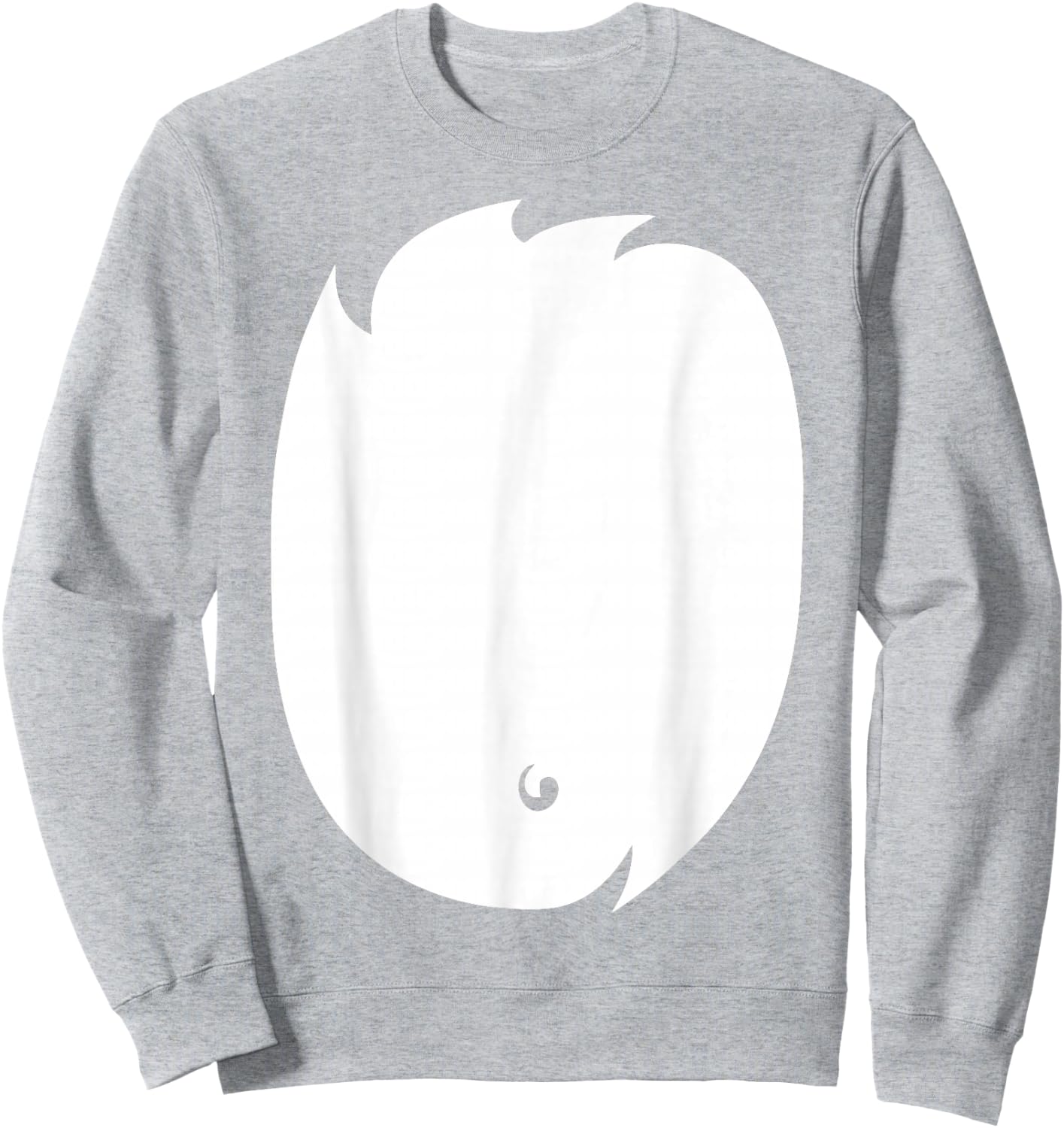 DIY Fancy Dress Fox Belly Costume Boys Girls Fox Sweatshirt - Sweatshirt | Ash