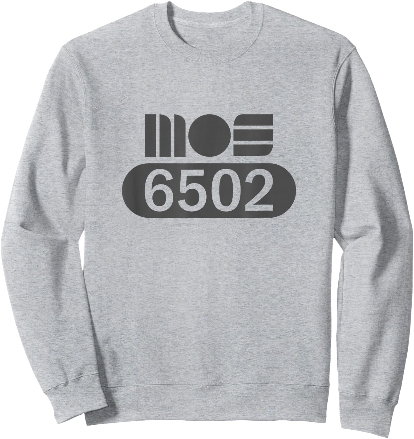 MOS 6502 CPU Retro Programmer Coder Processor Old School Sweatshirt - Sweatshirt | Ash