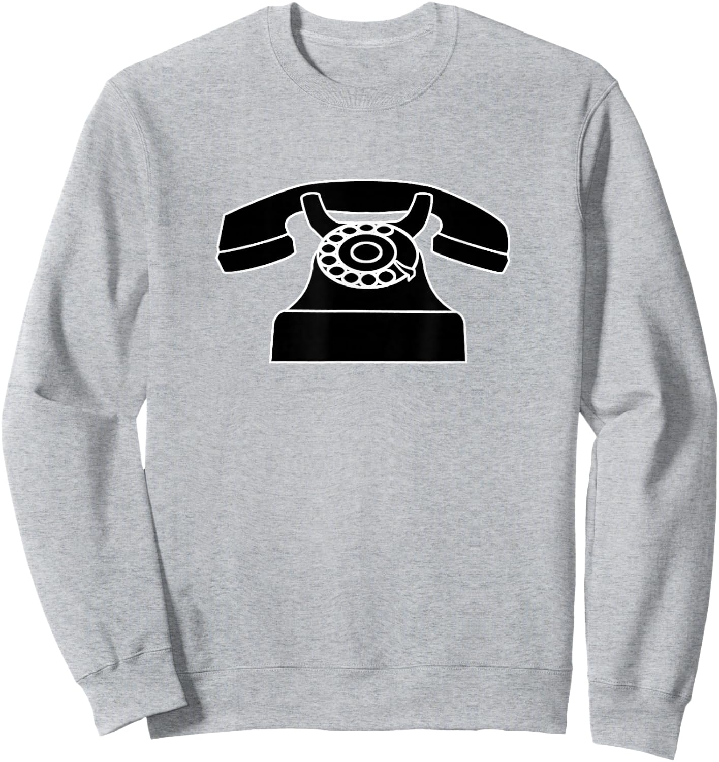 Old Fashioned 50s Telephone Dial Art Retro Art Sweatshirt - Sweatshirt | Ash