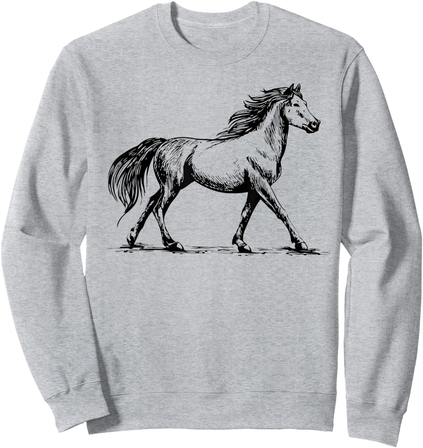 Horse Mare Stallion Rider Horsewoman Gifts Horse lover Sweatshirt - Sweatshirt | Ash