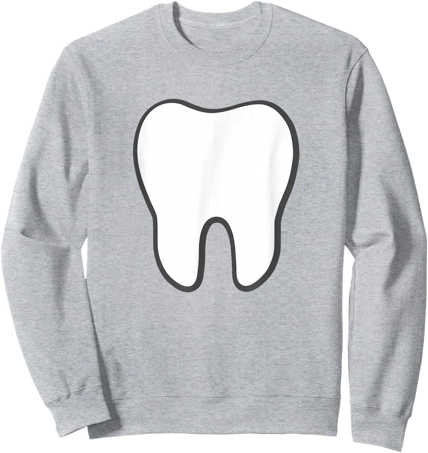 Tooth Fairy Halloween Tooth Molar Costume Idea Sweatshirt - Sweatshirt | Ash