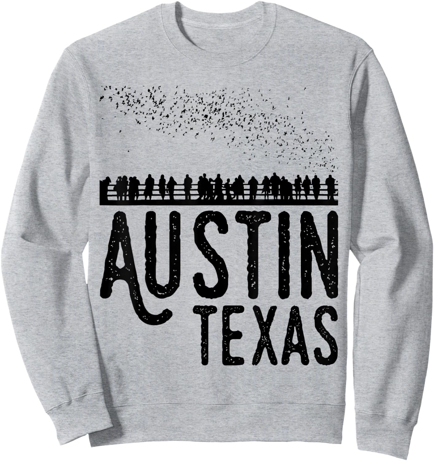 Austin Texas Bats South Congress Shirt Sweatshirt - Sweatshirt | Ash