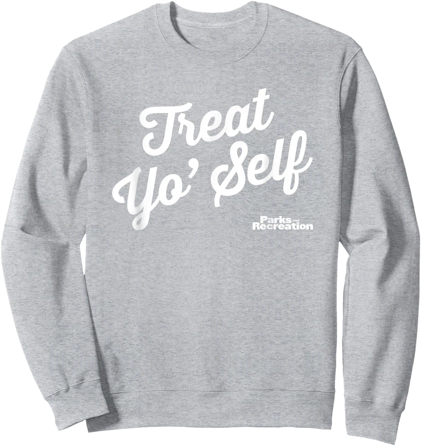 Parks and Recreation Treat Yo' Self St. Paddy's Day Sweatshirt - Sweatshirt | Ash